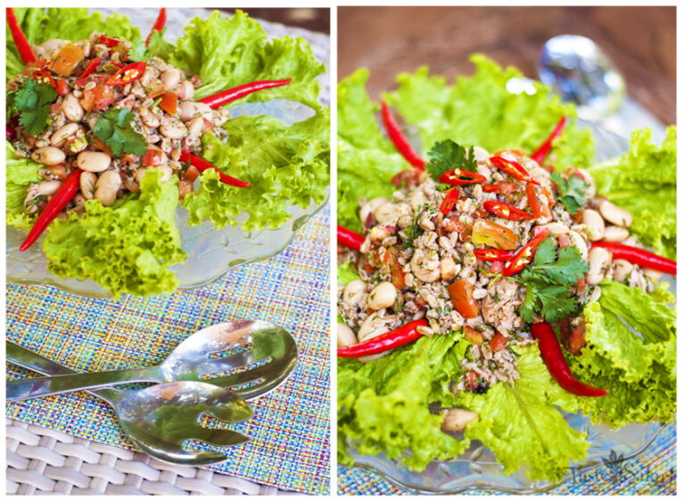 Warm Farro, Butter Bean and Tuna Salad